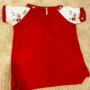 Red rose T-shirt for sale!